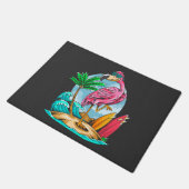Surf wie ein Mingo! Door Mat Fußmatte (Schrägansicht)