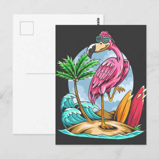 Surf wie ein Mingo! Postkarte (Vorne/Hinten)