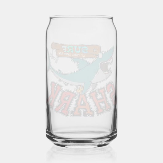 Surf with the Shark Dosenglas (Rückseite)