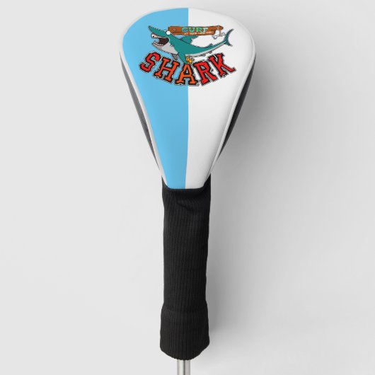 Surf with the Shark Golf Headcover (Vorderseite)