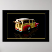 Surf Woody Poster (Vorne)