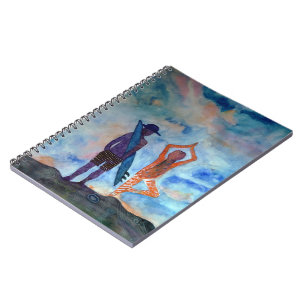 Surf Yoga Sommer Foto Notizbuch (80 Seiten B&W) Notizblock