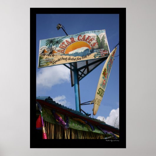 Surf-Zeichen Poster (Vorne)