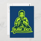 Surf Zen Postkarte (Vorne/Hinten)