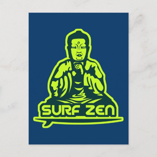 Surf Zen Postkarte (Vorderseite)