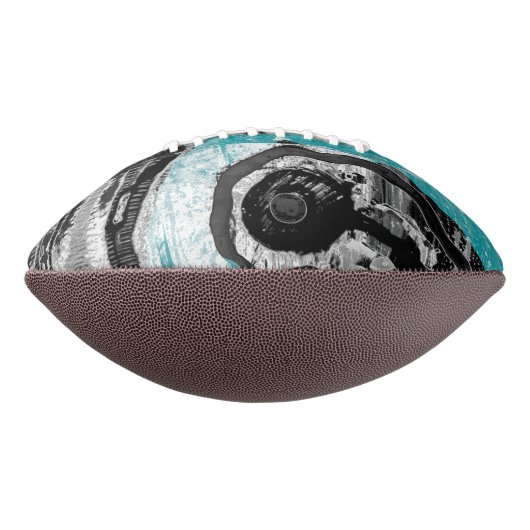 Surface Current – Abstract Flow & Structure Carbon Football (Gedreht 270)