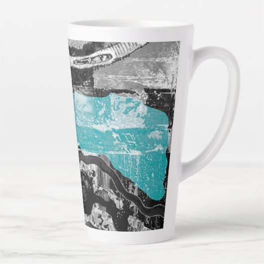 Surface Current – Abstract Flow & Structure Combo Milchtasse (Rechts)