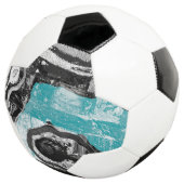 Surface Current – Abstract Flow & Structure Custom Fußball (Dreiviertel)