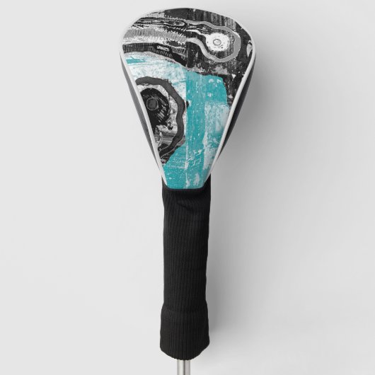 Surface Current – Abstract Flow & Structure Golf H Golf Headcover (Vorderseite)