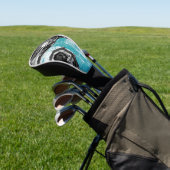 Surface Current – Abstract Flow & Structure Golf H Golf Headcover (In SItu)