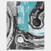 Surface Current – Abstract Flow & Structure Large  Fleecedecke (Vorderseite)