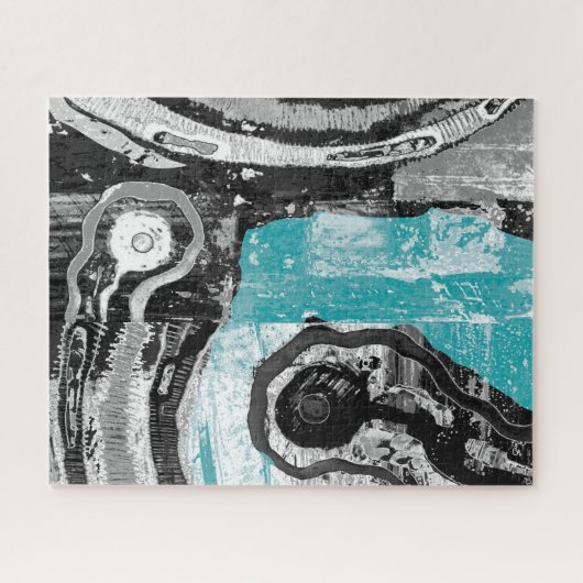 Surface Current – Abstract Flow & Structure Puzzle (Horizontal)