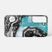 Surface Current – Abstract Flow & Structure Samsun Samsung Galaxy Hülle (Rückseite (Horizontal))