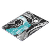 Surface Current – Abstract Flow & Structure Spiral Notizblock (Linke Seite)