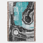 Surface Current – Abstract Flow & Structure Throw  Decke (Vorderseite Vertikal)