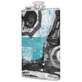 Surface Current – Abstract Flow & Structure Vinyl Flachmann (Links)