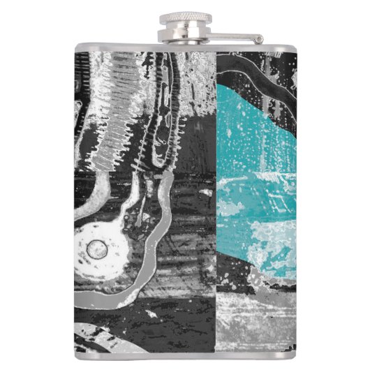 Surface Current – Abstract Flow & Structure Vinyl  Flachmann (Rückseite)