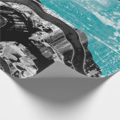 Surface Current – Abstract Flow & Structure Wrappi Geschenkpapier (Ecke)