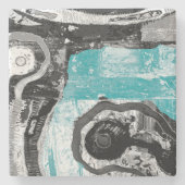 Surface Current –  Flow & Structure Necklace Steinuntersetzer (Vorderseite)