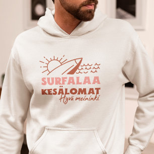 Surfalaa Kesälomat - Surf Summer Holidays Hoodie