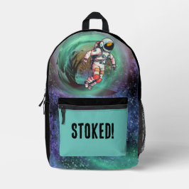 Surfastronaut | Stoked Backpack Bedruckter Rucksack
