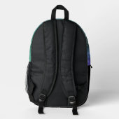 Surfastronaut | Stoked Backpack Bedruckter Rucksack (Rückseite)
