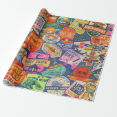 Surfaufkleber Geschenkpapier (Ungerollt)