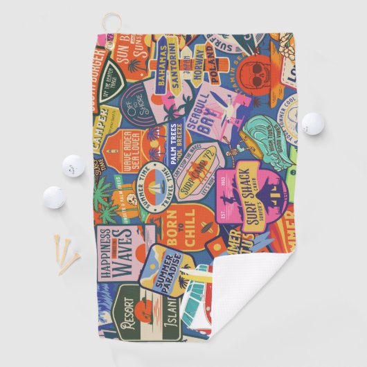 Surfaufkleber Golfhandtuch (Insitu)