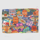 Surfaufkleber Golfhandtuch (Horizontal)