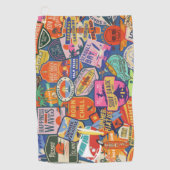 Surfaufkleber Golfhandtuch (Vorderseite)