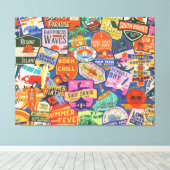 Surfaufkleber Leinwanddruck (Insitu (Holzboden))