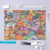 Surfaufkleber Seidenpapier (Handwerk)