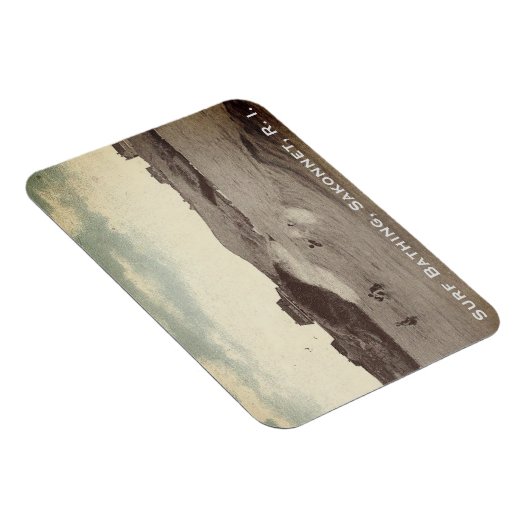 Surfbad, Sakonnet - Little Compton, RI Magnet (Rechte Seite)