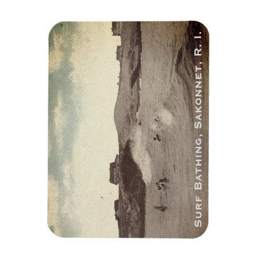 Surfbad, Sakonnet - Little Compton, RI Magnet (Vertikal)