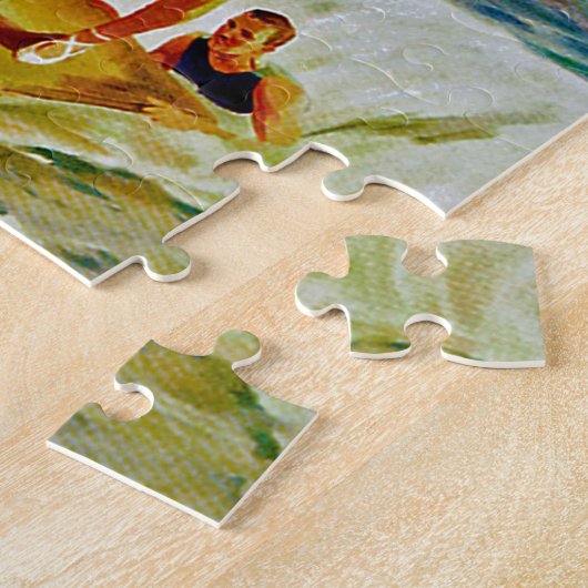 Surfbaden in Südafrika Puzzle (Seite)