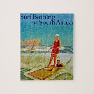 Surfbaden in Südafrika Puzzle