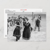 Surfbaden Postkarte (Vorne/Hinten)