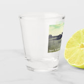 Surfbaden, Warren's Point Beach, Little Compton Schnapsglas (Links)