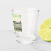 Surfbaden, Warren's Point Beach, Little Compton Schnapsglas (Rechts)