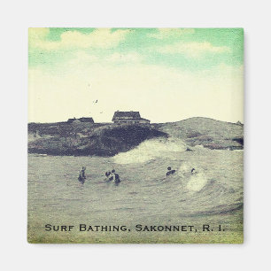 Surfbäder, Sakonnet, RI (Warrens Point, LC) Magnet