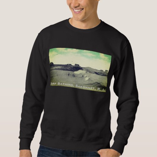 Surfbäder, Sakonnet, RI (Warrens Point, LC) Sweatshirt (Vorderseite)