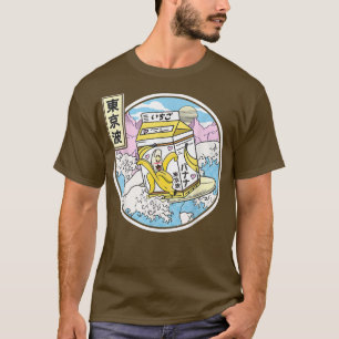 Surfbanana Milk Carton Japan Wave Kawaii Vapor T-Shirt