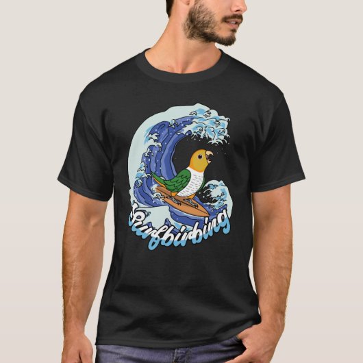 Surfbirbtiersittich T-Shirt (Vorderseite)