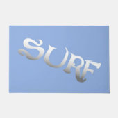 Surfblau getilgt Türmatte (Vorderseite)