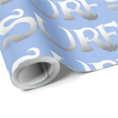 Surfblau mattes Packpapier (Rolleneckpunkt)