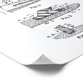 Surfboard 1969 Weißbuch zum Thema Patentkunst Poster (Ecke)