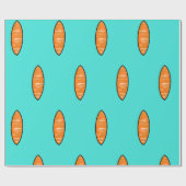 Surfboard 30 x 6 m, glänzendes Wrapping Paper #1 Geschenkpapier (Flach)