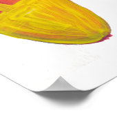 Surfboard Art Wall Aloha Poster (Ecke)