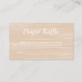 Surfboard Beach Diaper Raffelspiel Begleitkarte (Vorderseite)