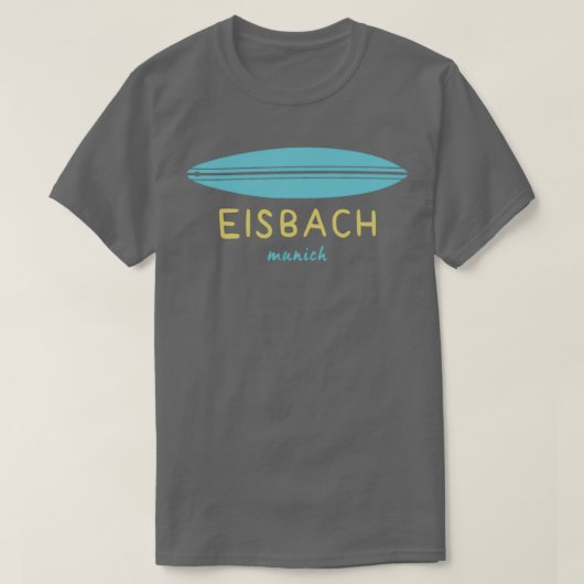 SURFBOARD EISBACH MUNICH T-Shirt (Design vorne)